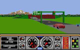 Hard Drivin' atari screenshot