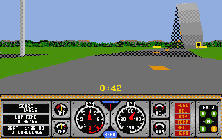 Hard Drivin' atari screenshot