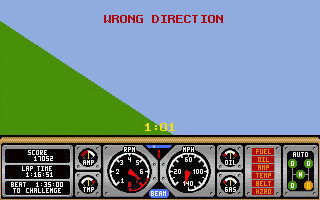 Hard Drivin' atari screenshot