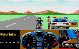 Harley Davidson - The Road to Sturgis atari screenshot