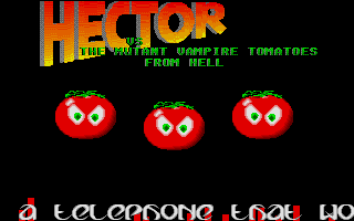 Hector Vs. the Mutant Vampire Tomatoes from Hell atari screenshot