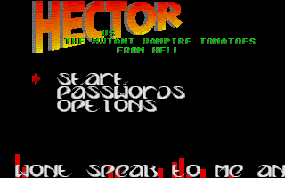 Hector Vs. the Mutant Vampire Tomatoes from Hell atari screenshot