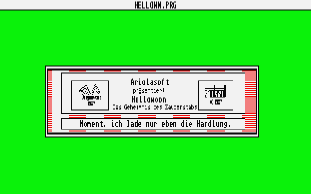 Hellowoon - Das Geheimnis des Zauberstabs atari screenshot