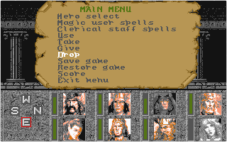 Heroes of the Lance atari screenshot