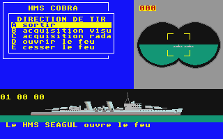 HMS Cobra atari screenshot