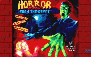 Horror Zombies from the Crypt atari screenshot