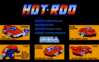Hot Rod atari screenshot