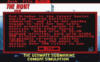 Hunt for Red October (The) atari screenshot