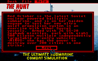 Hunt for Red October (The) atari screenshot