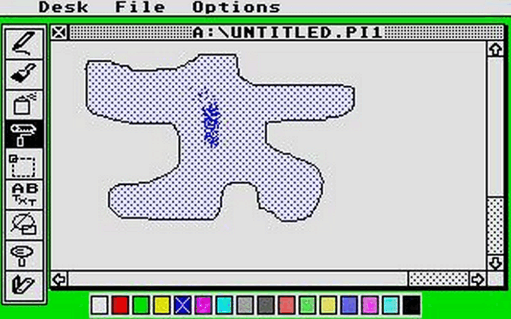 HyperPaint 2 atari screenshot