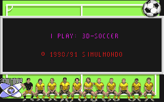 I Play 3-D Soccer atari screenshot
