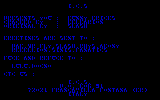 ICS Wish You a Merry Christmas atari screenshot