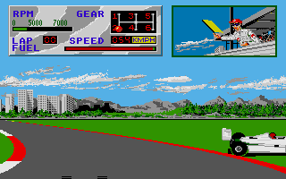 Indy 500 atari screenshot