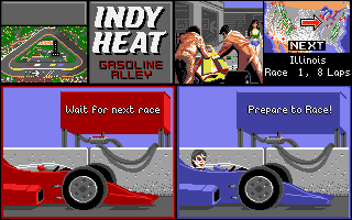 Indy Heat atari screenshot