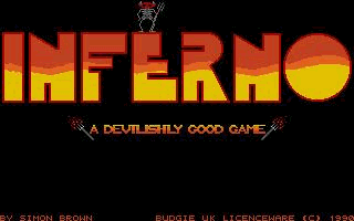 Inferno atari screenshot