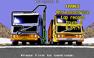 International Truck Racing atari screenshot