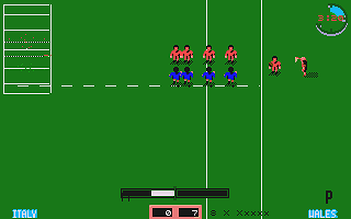 International Rugby Challenge atari screenshot