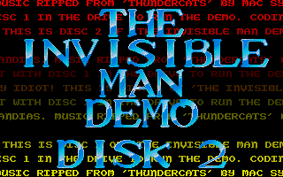 Invisible Man Demo (The) atari screenshot