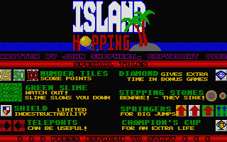 Island Hopping atari screenshot