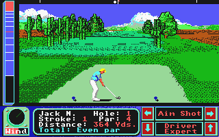Jack Nicklaus Presents - The Major Championship Courses of 1989 atari screenshot