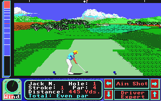 Jack Nicklaus Presents - The Major Championship Courses of 1991 atari screenshot