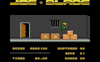 Joe Blade atari screenshot