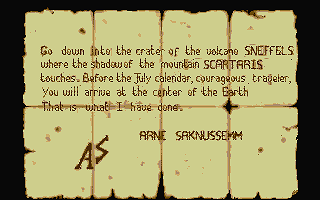 Journey to the Centre of the Earth atari screenshot