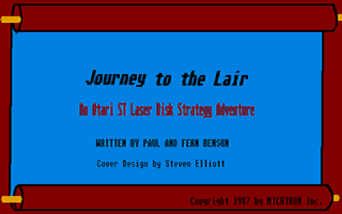 Journey to the Lair atari screenshot