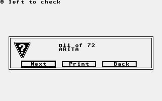 Jumble atari screenshot