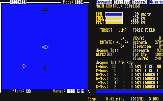 Just Another War in Space atari screenshot