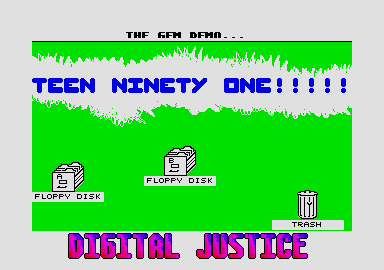 Justice Demo (The) atari screenshot