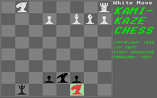Kamikaze Chess atari screenshot