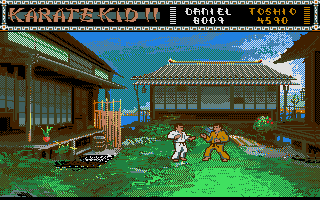 Karate Kid II atari screenshot