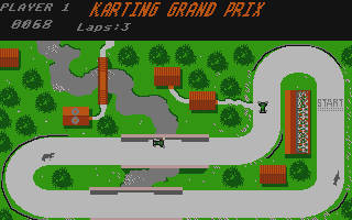 Karting Grand Prix atari screenshot