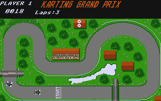 Karting Grand Prix atari screenshot