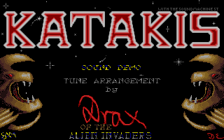 Katakis Sound Demo atari screenshot