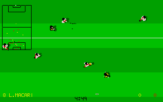 Kick Off II - Final Whistle [datadisk] atari screenshot