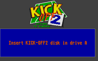Kick Off II - Return to Europe [datadisk] atari screenshot