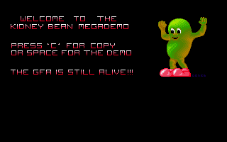 Kidney Bean Megademo atari screenshot