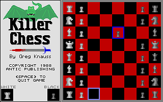 Killer Chess atari screenshot