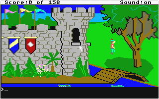 King's Quest - Quest for the Crown atari screenshot