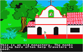 King's Quest II - Romancing the Throne atari screenshot