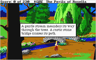 King's Quest IV - The Perils of Rosella atari screenshot