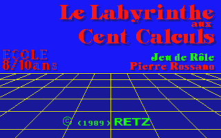 Labyrinthe aux Cent Calculs (Le) atari screenshot