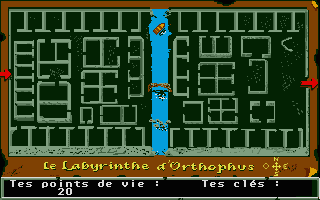 Labyrinthe d'Orthophus (Le) atari screenshot
