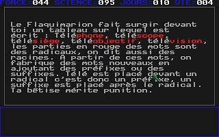 Labyrinthe de Lexicos (Le) atari screenshot