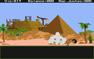 Labyrinthe des Pharaons (Le) atari screenshot