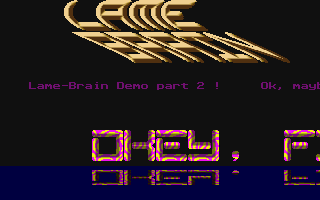 Lame-Brain BBS Demo II atari screenshot