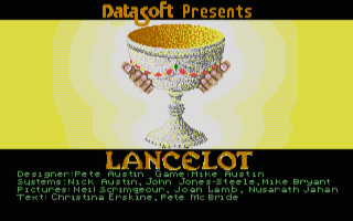 Lancelot atari screenshot