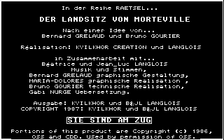 Landsitz von Morteville (Der) atari screenshot